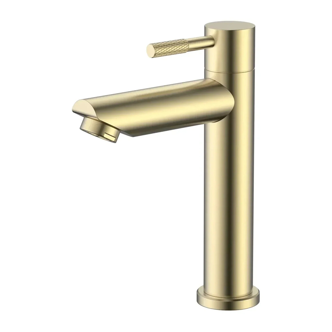 DutchLine S-Grip Fonteinkraan Koud – Geborsteld messing Goud
