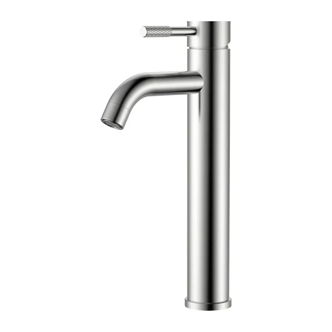 DutchLine S-Grip Hoge Wastafelkraan – Geborsteld staal