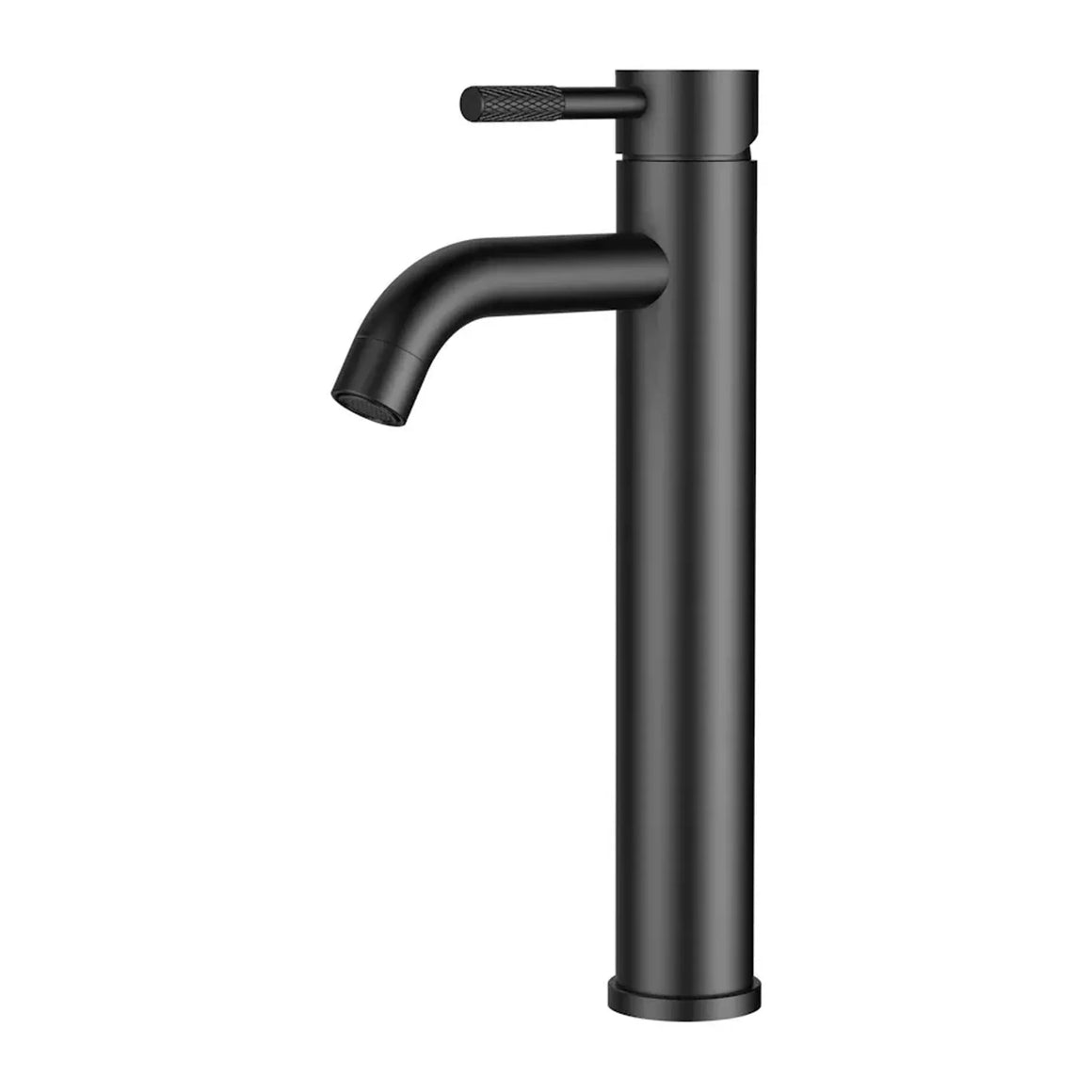 DutchLine S-Grip Hoge Wastafelkraan – Mat zwart
