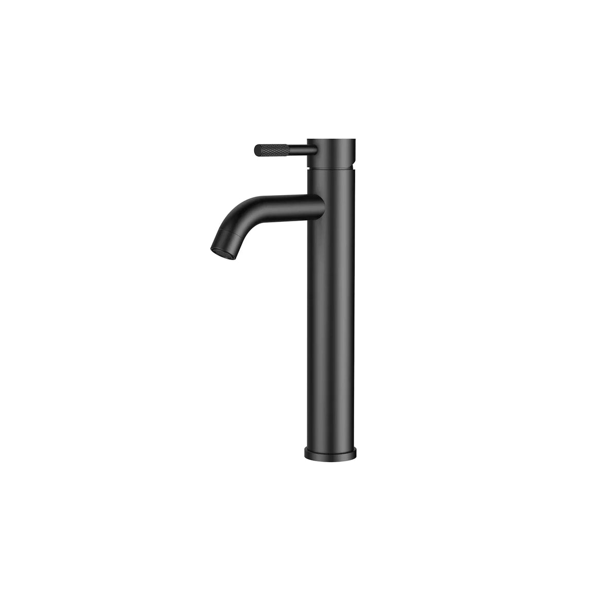 DutchLine S-Grip Hoge Wastafelkraan – Mat zwart