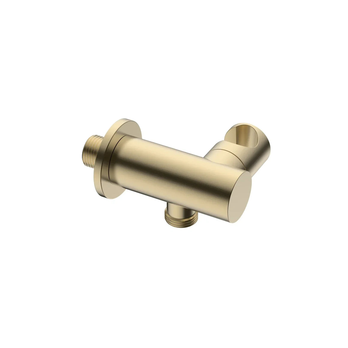 DutchLine S-Grip Kantelbare Handdouchehouder – Geborsteld messing Goud
