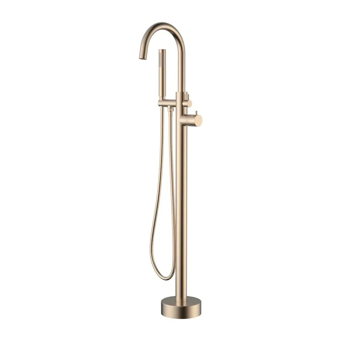 DutchLine Geborsteld Koper Thermostatische Badkraan