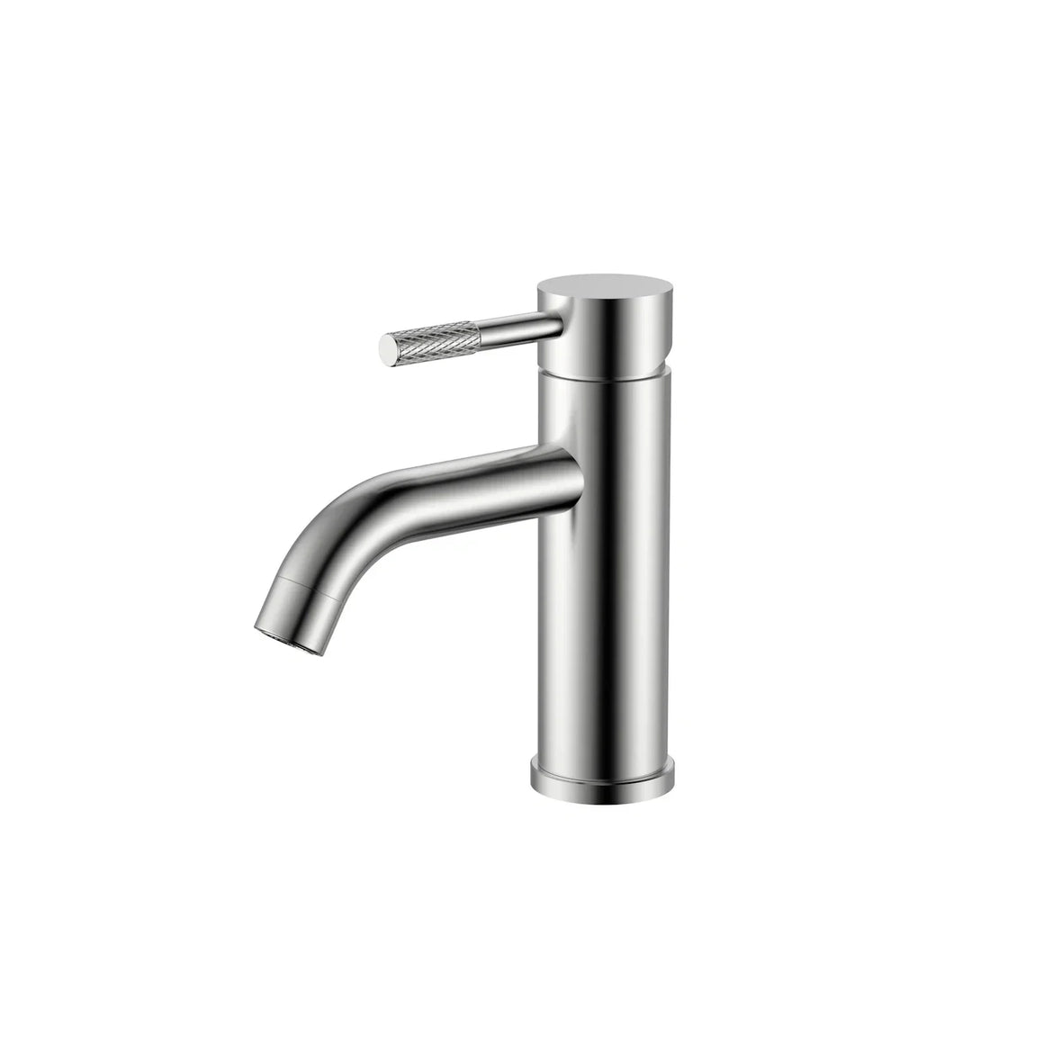 DutchLine S-Grip Wastafelkraan – Geborsteld staal