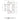 DutchLine Scharnier zonder frees-werk - RVS - 101.6x79.5mm