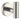 DutchLine Smooth Handdoekhaak – Geborsteld staal