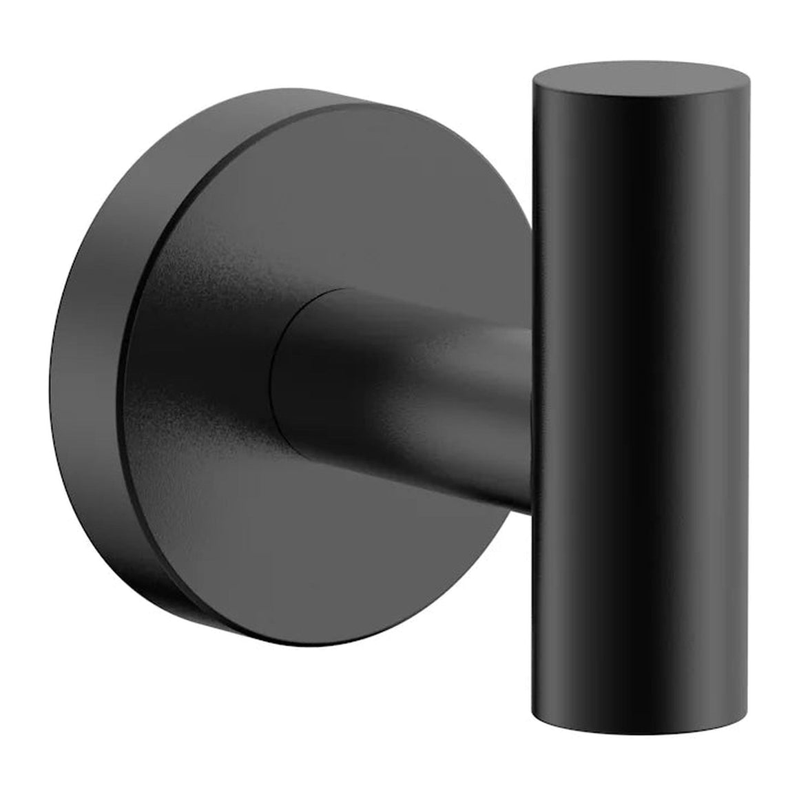 DutchLine Smooth Handdoekhaak – Mat zwart