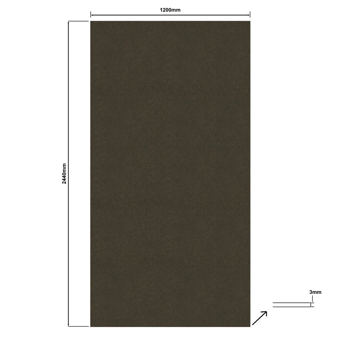 DutchLine SPC Wandpaneel - Cemento Bruin Mat