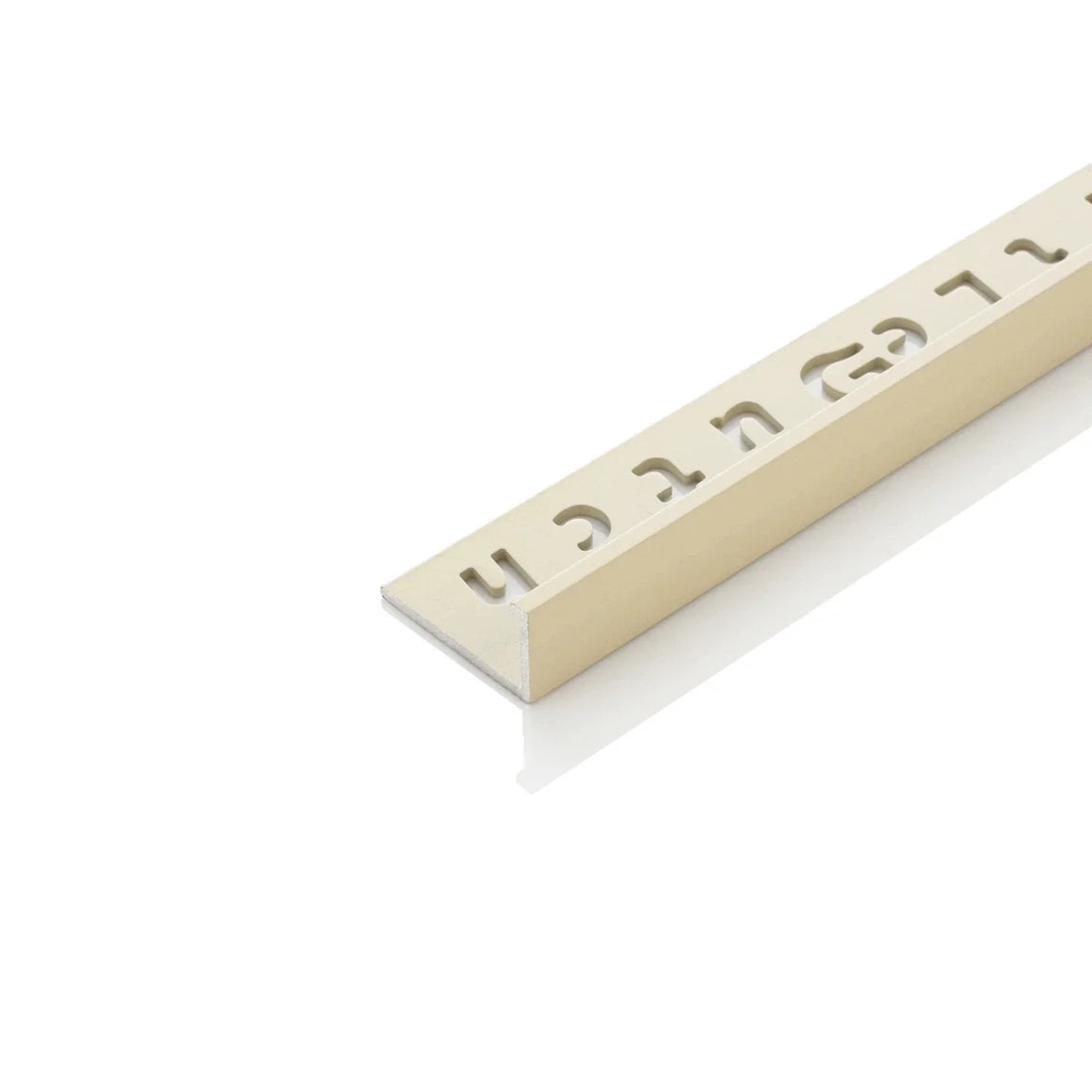 DutchLine Aluminium Tegelprofiel - 11x2700mm - Jasmijn - Per 10 stuks