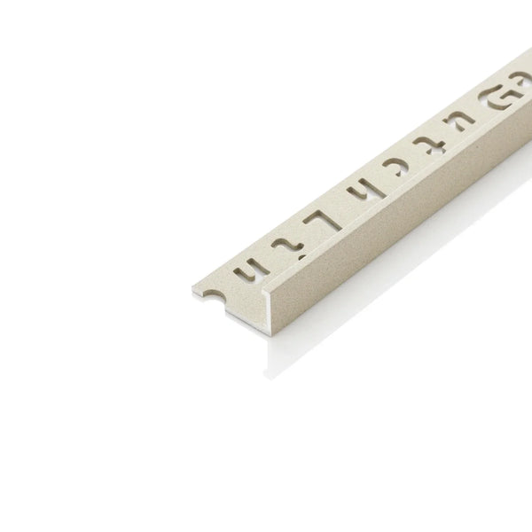 DutchLine Aluminium Tegelprofiel - Zand - Per 10 stuks