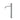 DutchLine Thin Coldstart Hoge Wastafelkraan – Chroom
