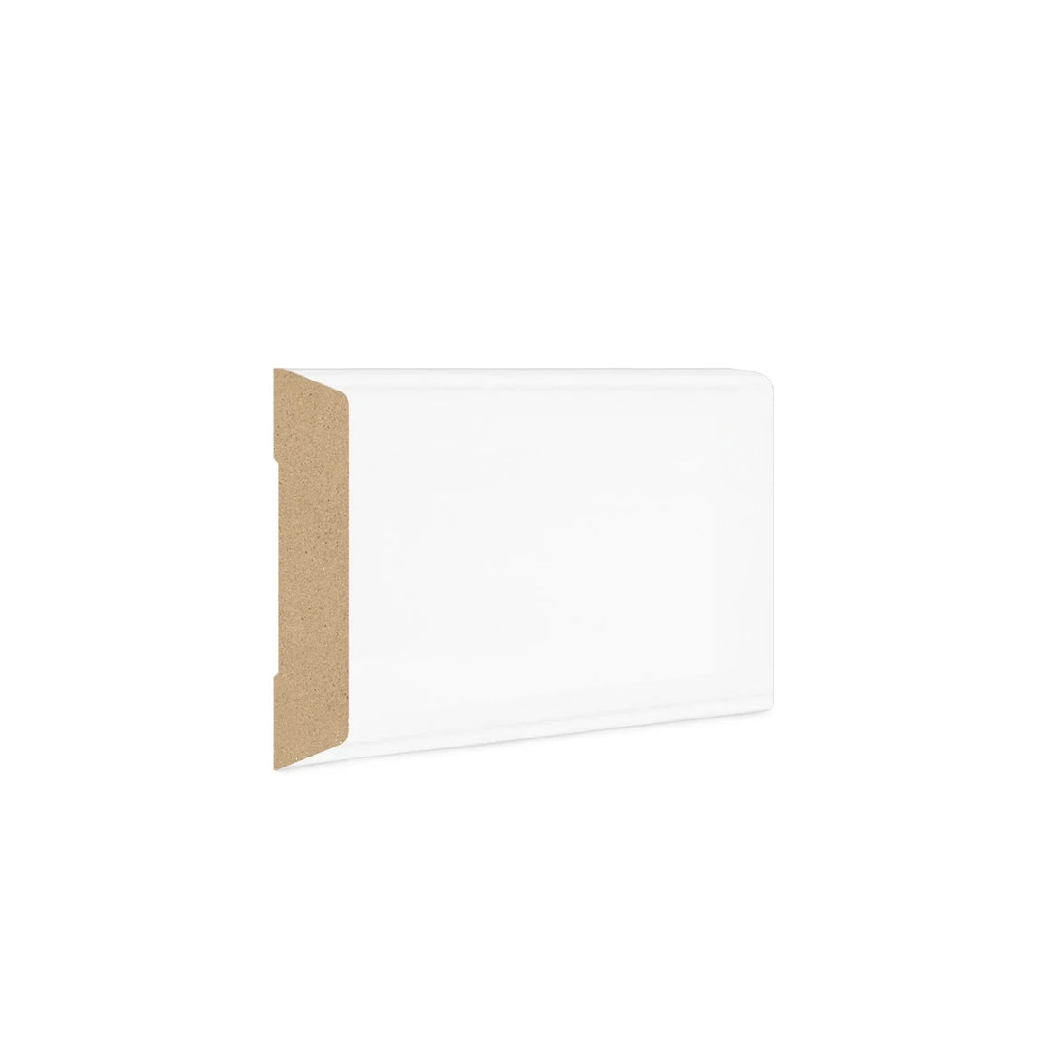 DutchLine Trapeze Koplat MDF - Wit - 43x12mm per 10