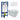 DutchLine Hugo Tornado Flush Ondiep met bidet toiletset glans wit met Geberit UP320 inbouwreservoir en DutchLine drukplaat