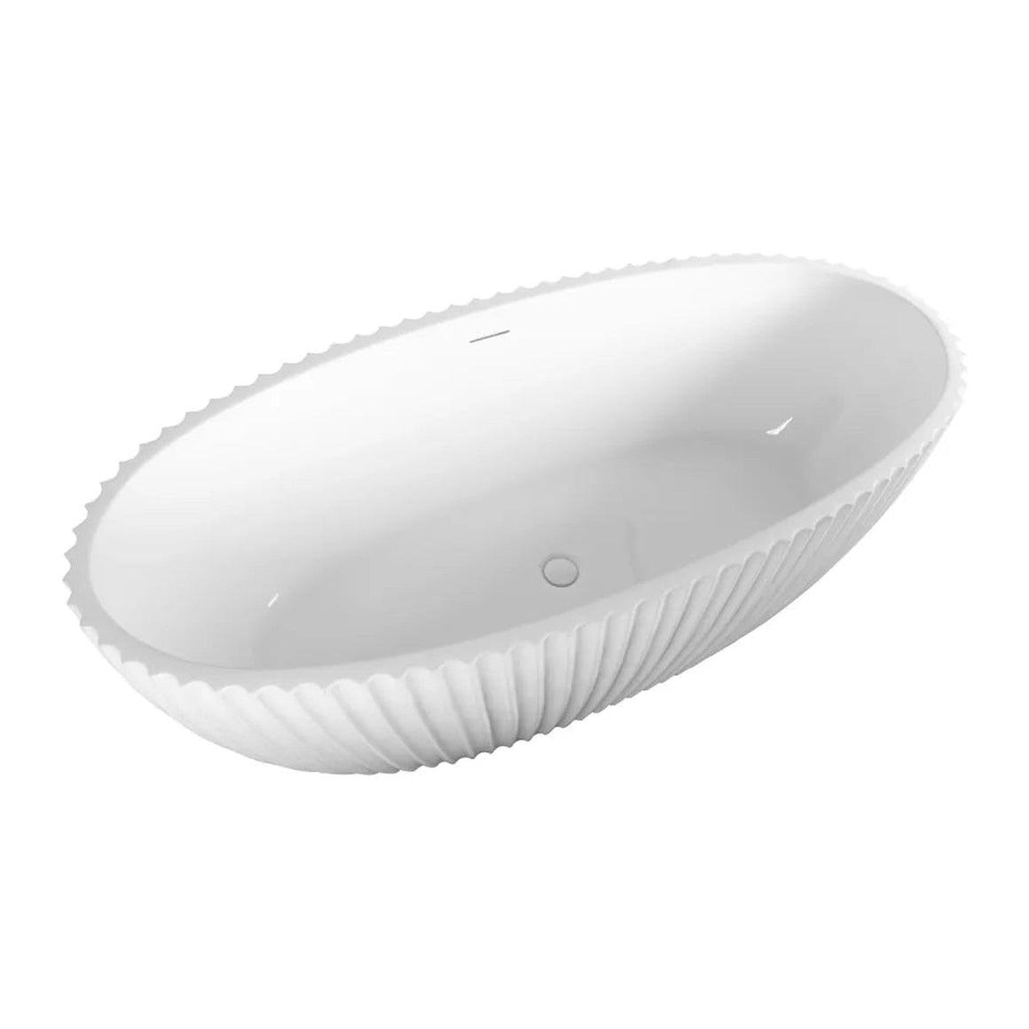 DutchLine Vrijstaand Bad Schelp - Glans Wit - 1800x800x580