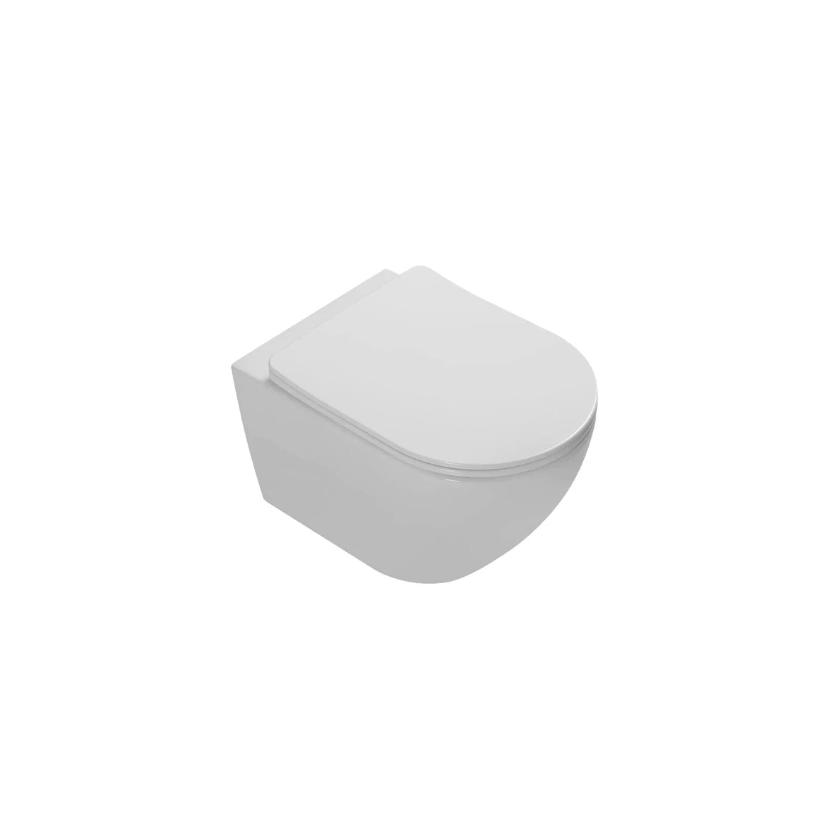 DutchLine Luccio Rimless hangtoilet Glans wit Standaard productfoto 5