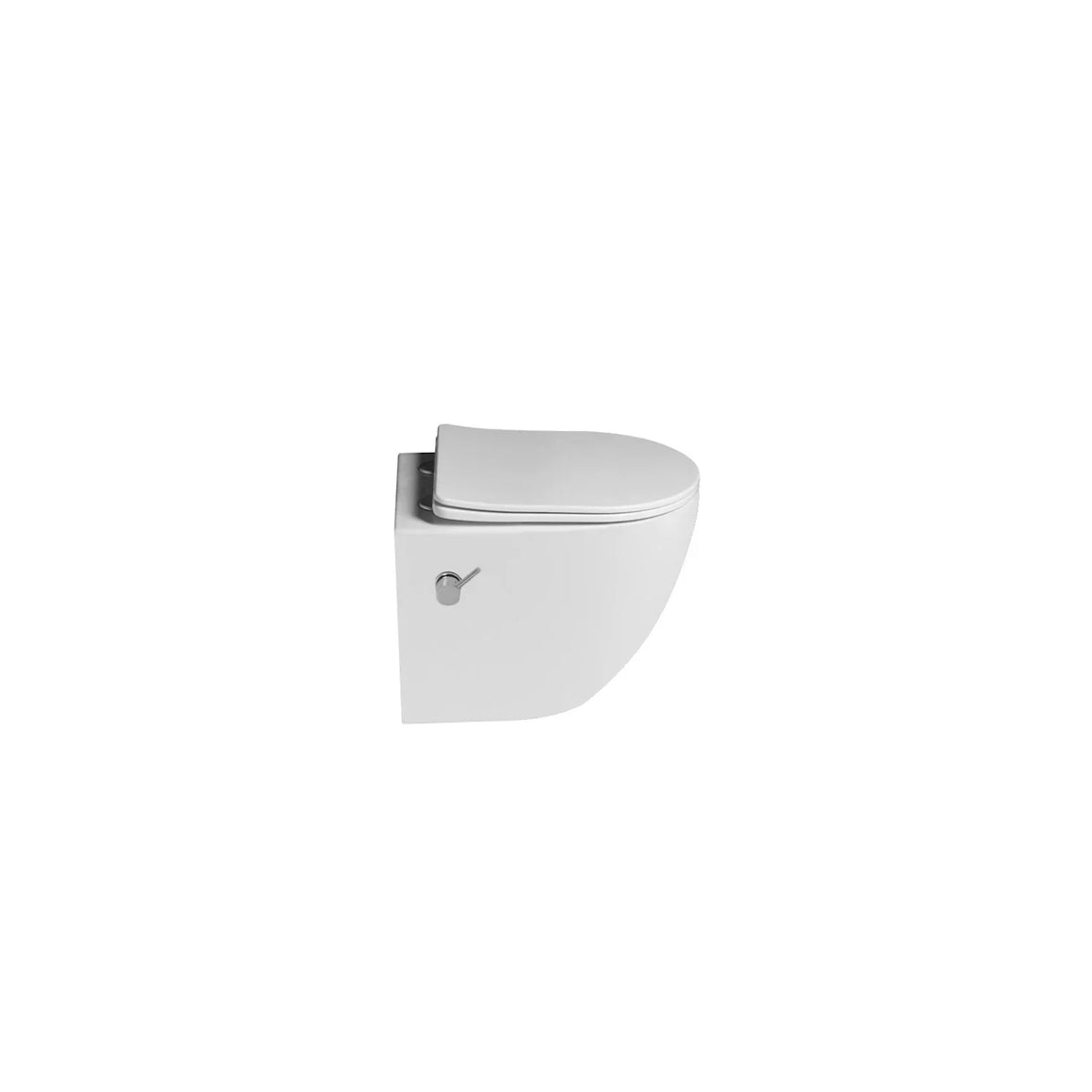 DutchLine Luccio Rimless Ondiep Glans Wit – Met Bidet – productfoto 3