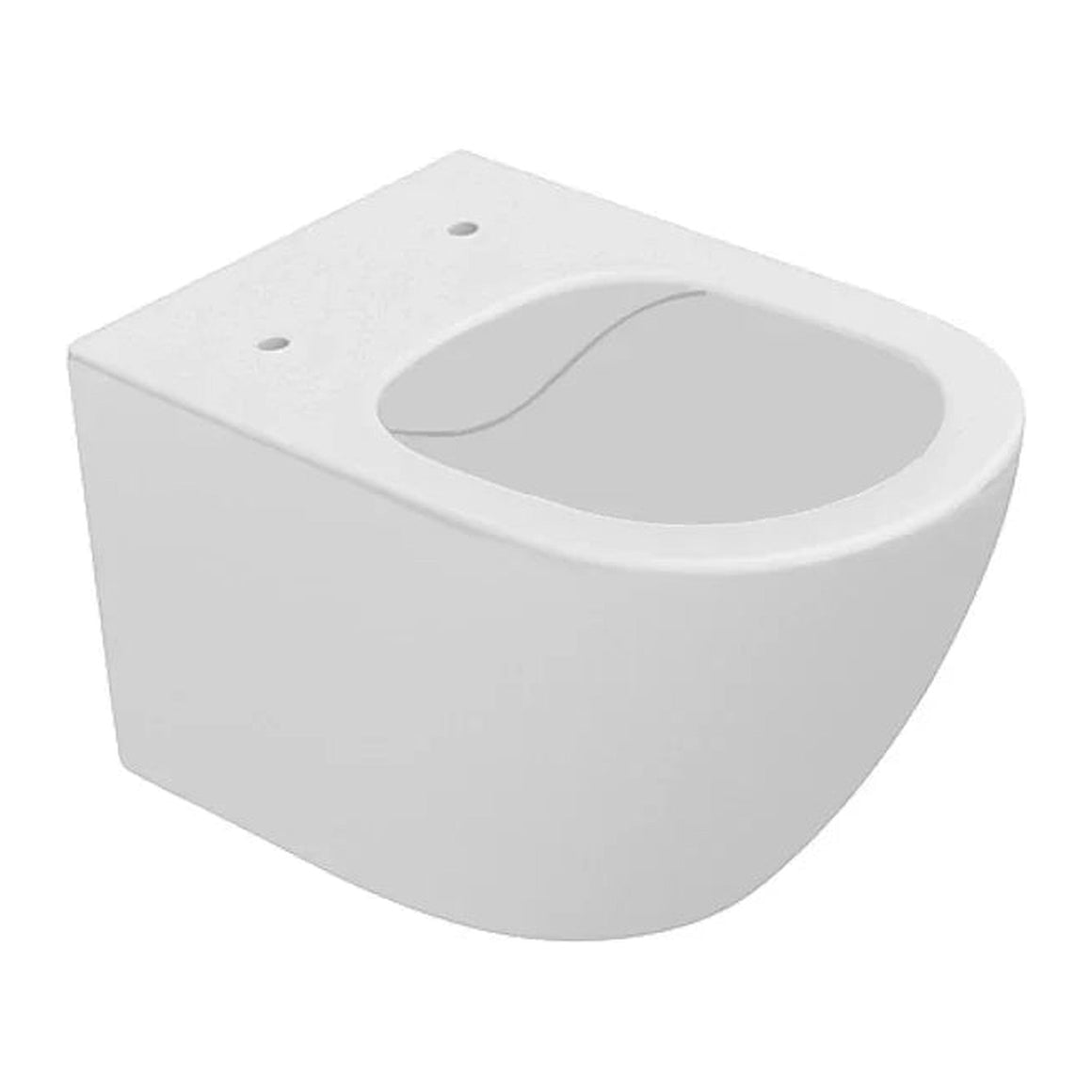 DutchLine Luccio Rimless hangtoilet Mat wit Standaard productfoto 2