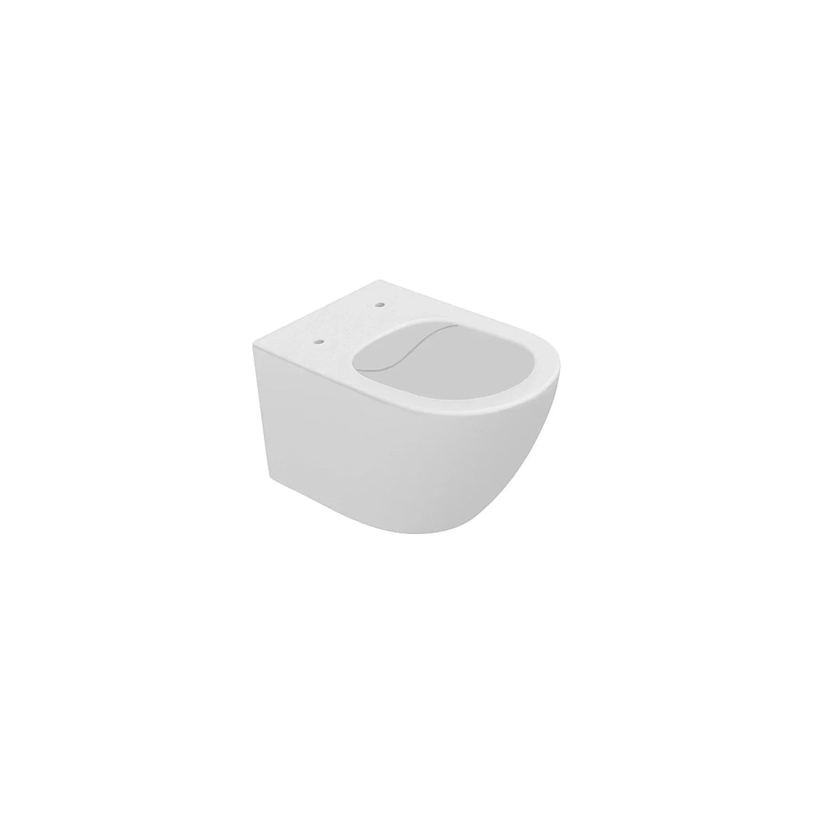 DutchLine Luccio Rimless hangtoilet Mat wit Standaard productfoto 2