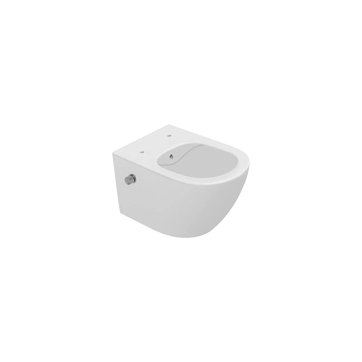 DutchLine Luccio Rimless Mat Wit – Met Bidet – productfoto 3