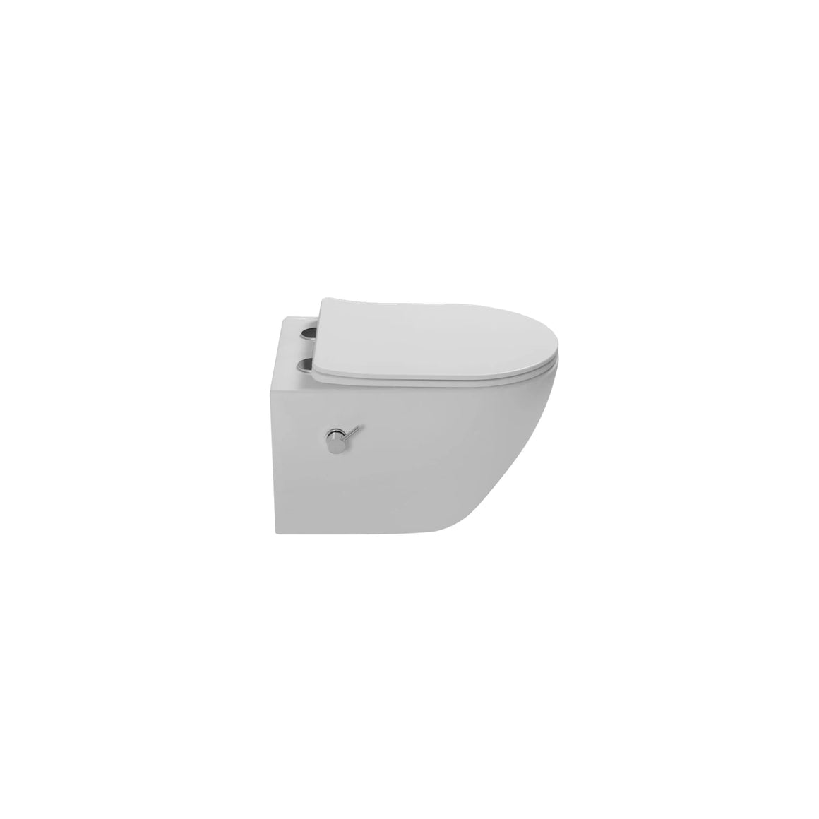 DutchLine Luccio Rimless hangtoilet met bidet mat wit productfoto 3
