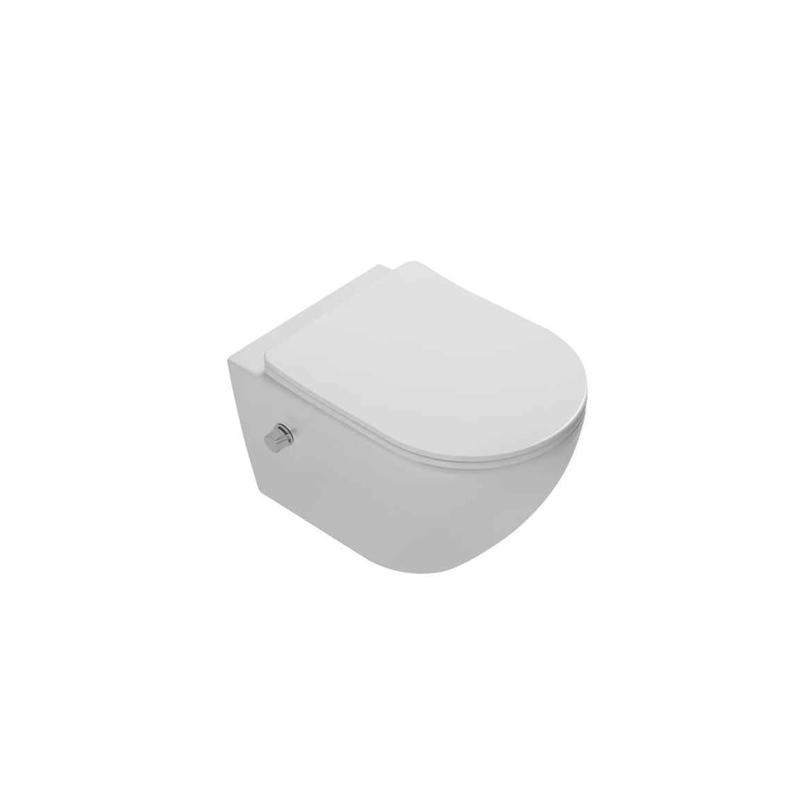 DutchLine Luccio Rimless hangtoilet met bidet mat wit productfoto 5