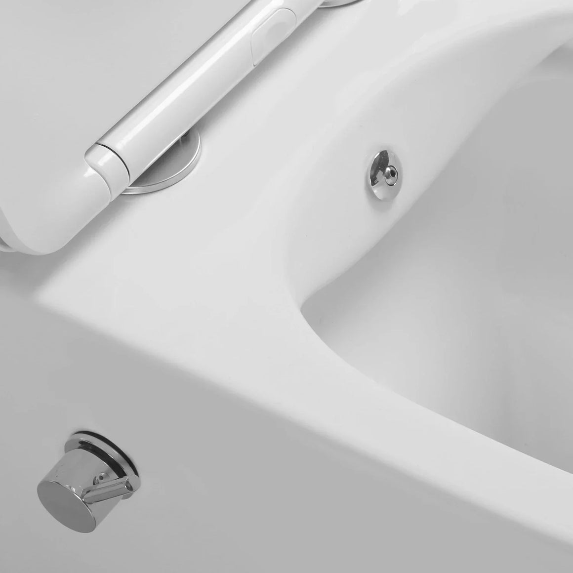 DutchLine Luccio Rimless Mat Wit – Met Bidet – productfoto 6