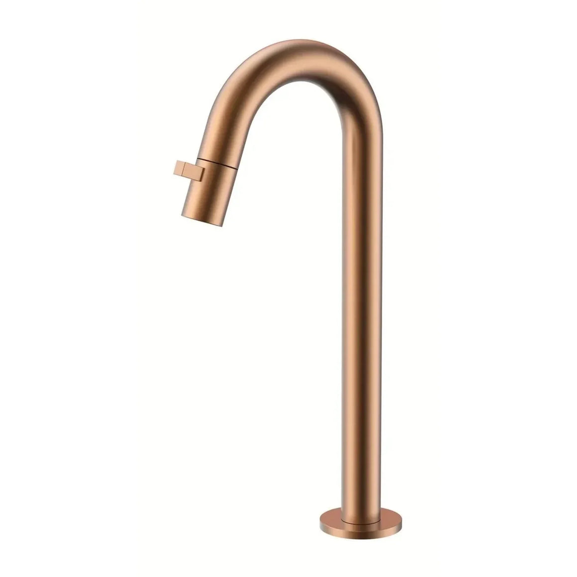 DutchLine Round XL Fonteinkraan 300mm – Geborsteld koper