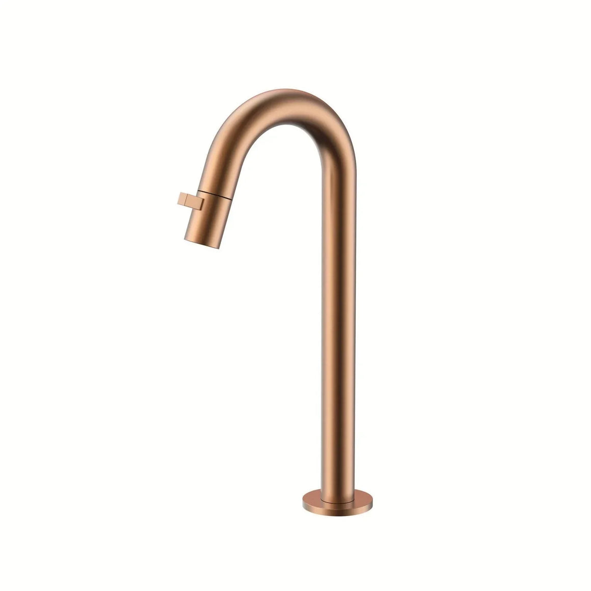 DutchLine Round XL Fonteinkraan 300mm – Geborsteld koper
