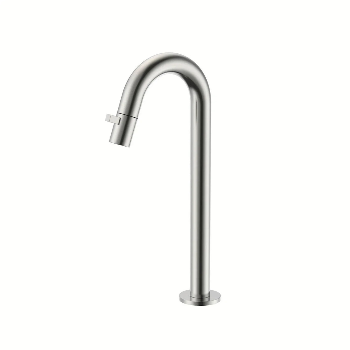 DutchLine Round XL Fonteinkraan 300mm – Geborsteld staal