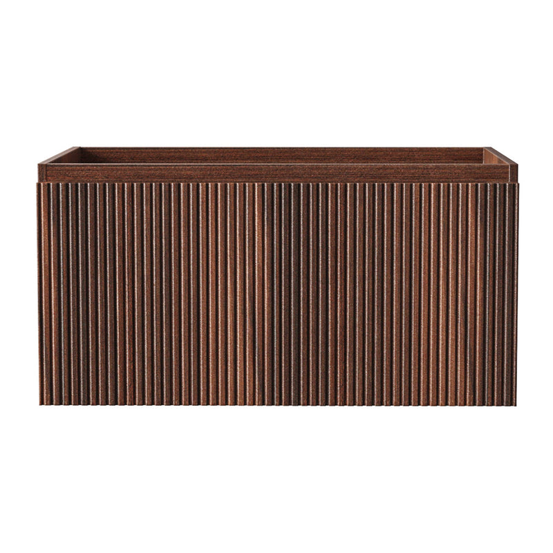 Aloni Ela wastafelonderkast - 1 lade - Greeploos - Soft Close – 80×40×45 cm - Wenge