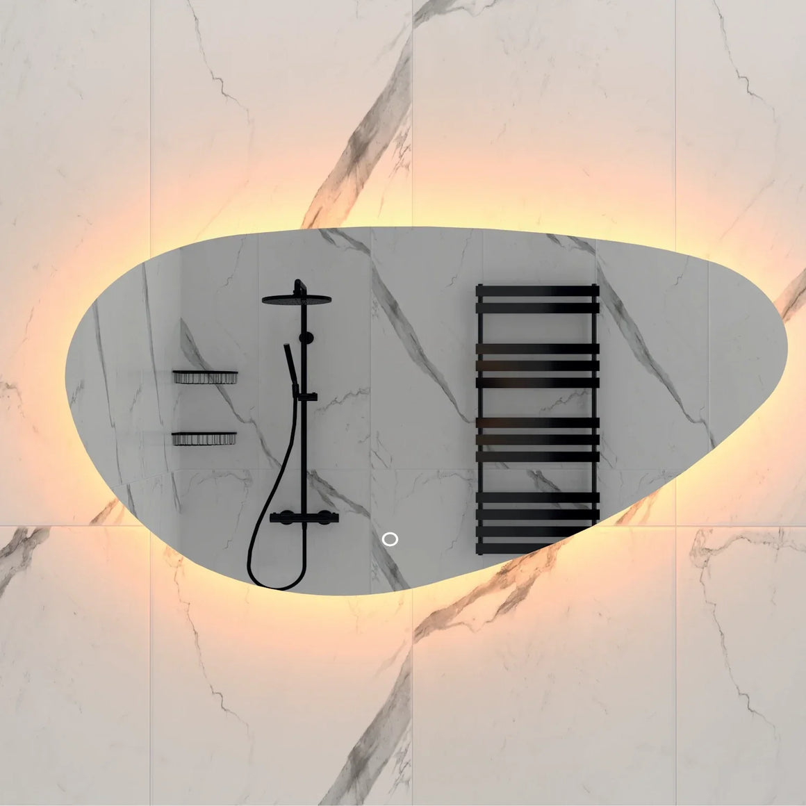 DutchLine Elips Indirecte LED Spiegel - 140