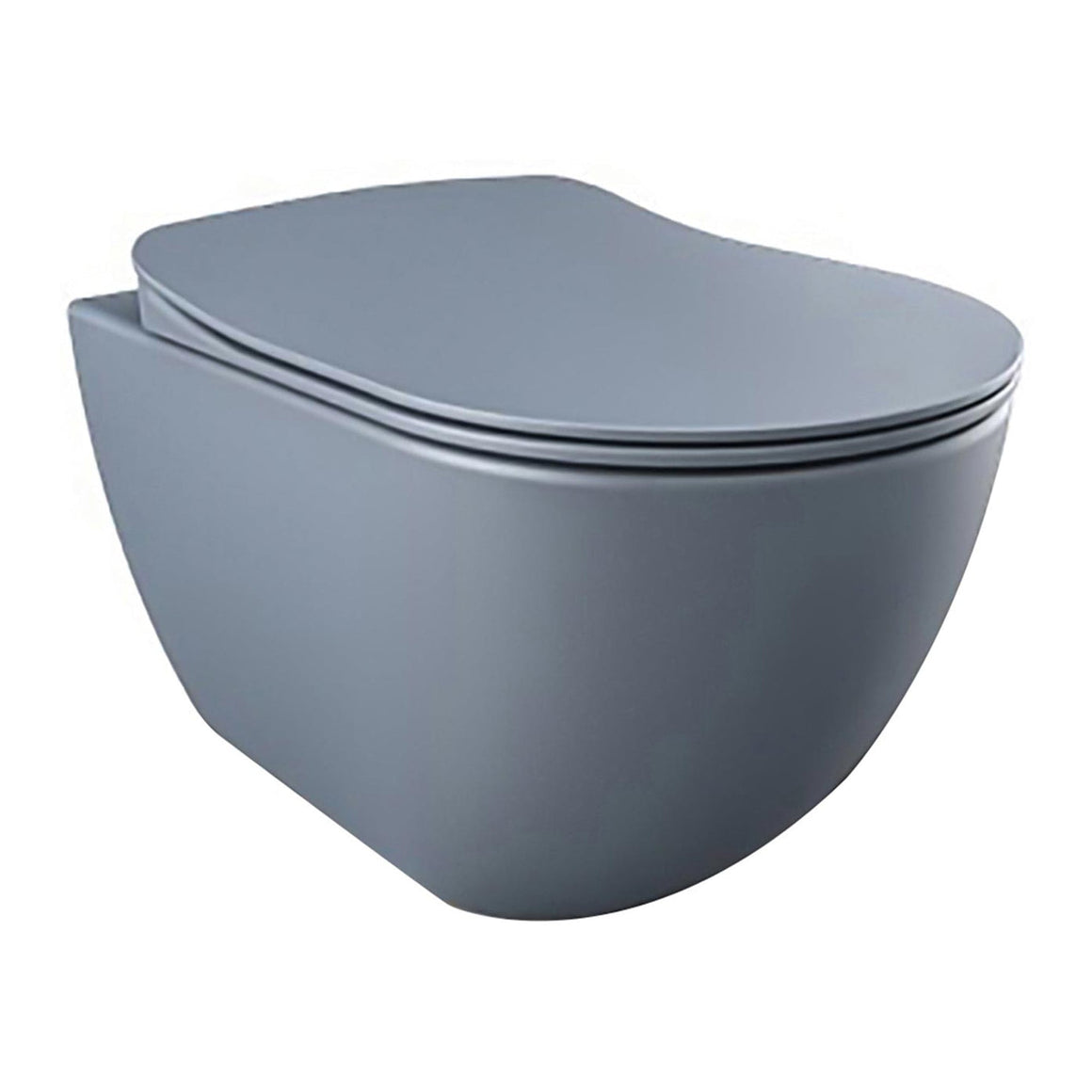 CREAVIT FREE HANGTOILET MET BIDET  - RANDLOOS - ZONDER ZITTING - MAT BASALT