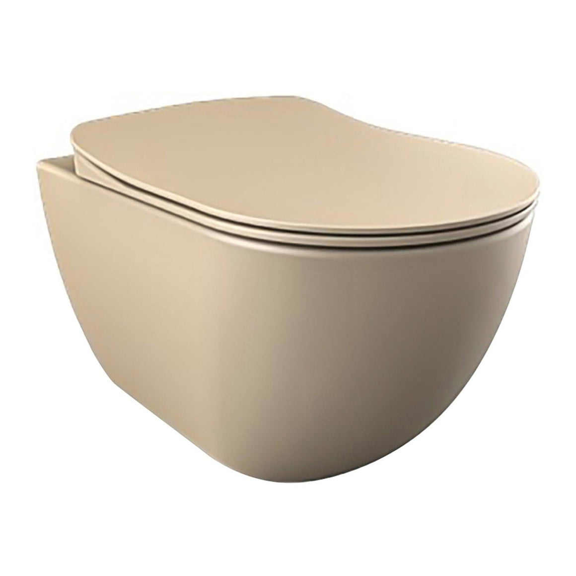 Creavit Free hangtoilet met bidet mat cappuccino productfoto