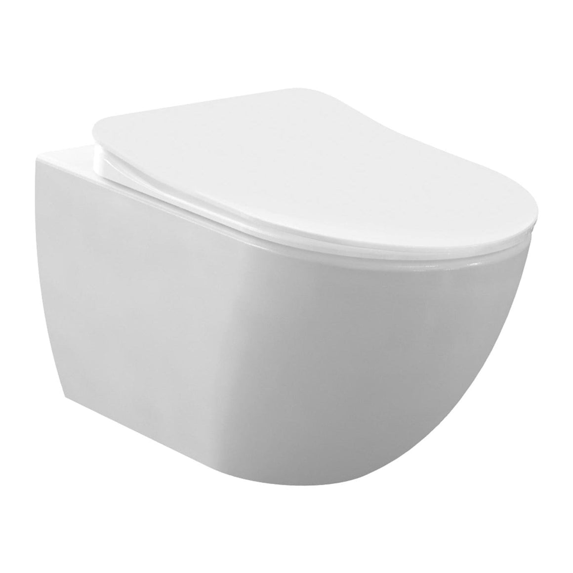 Creavit Free hangtoilet met bidet mat wit productfoto