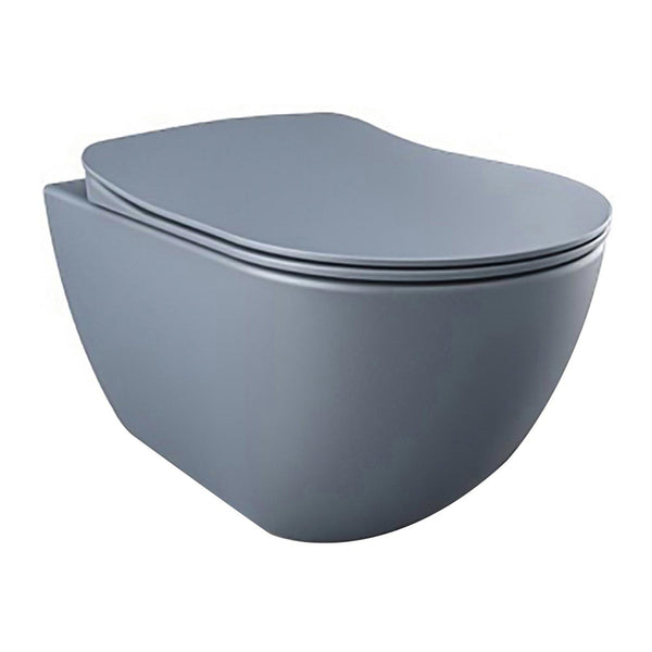 WC suspendu Creavit Free - Sans bride - Sans abattant - Basalte mat