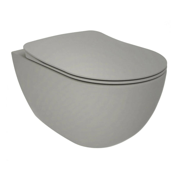 Creavit Rimoff ophang Wc - Koel grijs