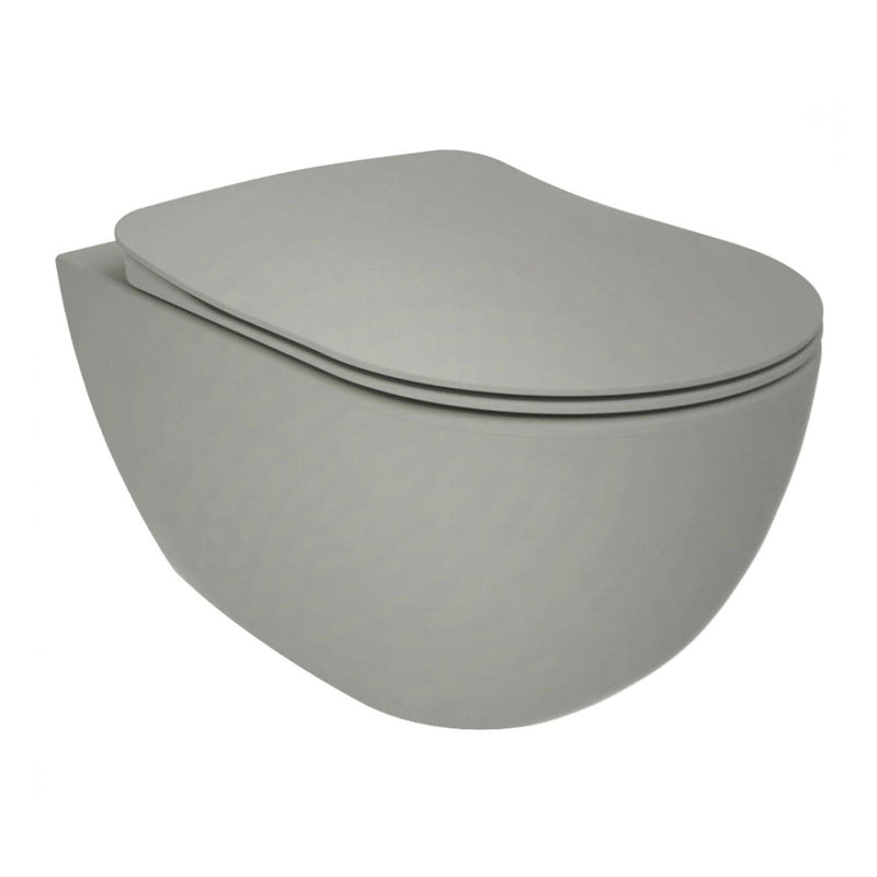 Creavit Rimoff ophang Wc - Koel grijs