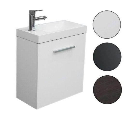 Emma armoire à fontaine Wiesbaden avec lavabo 50X25X50Cm (Disponible en 3 couleurs)