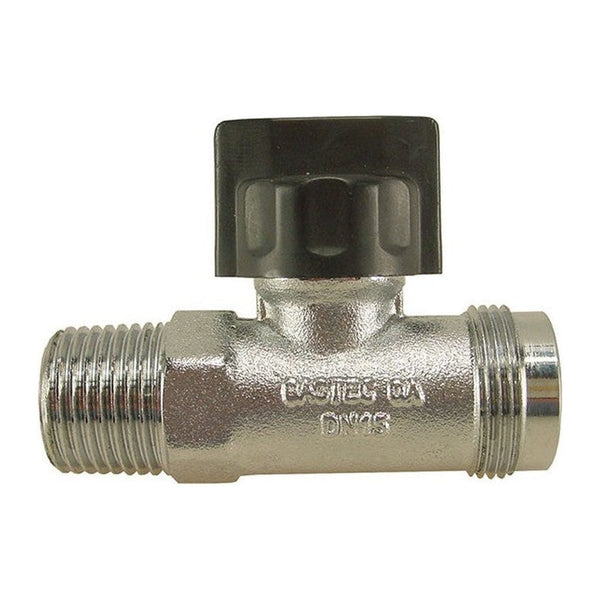 Riko gasaansluitkraan recht 1/2" x M24