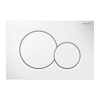 Geberit Sigma01 drukplaat alpien wit productfoto