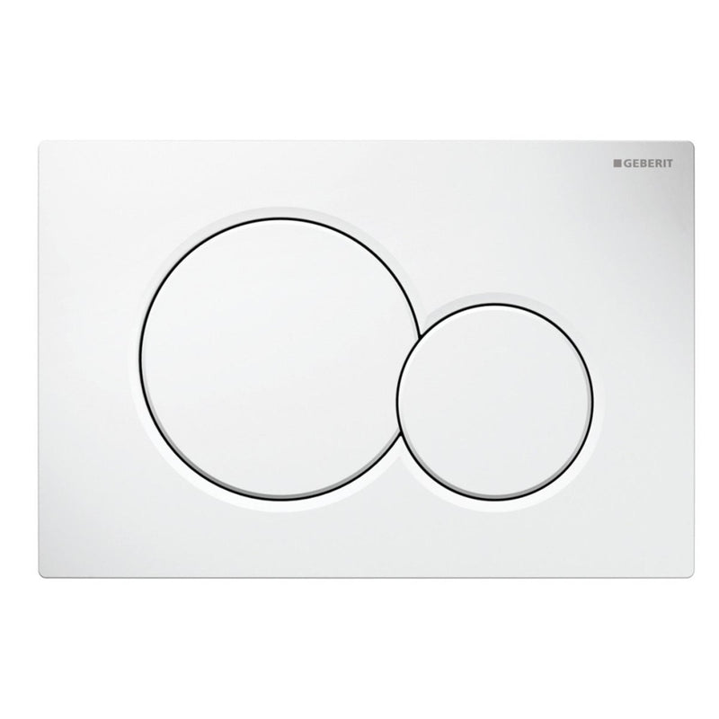 Geberit Sigma01 bedieningsplaat wit