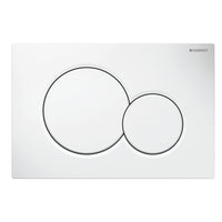 Geberit Sigma01 bedieningsplaat wit productfoto