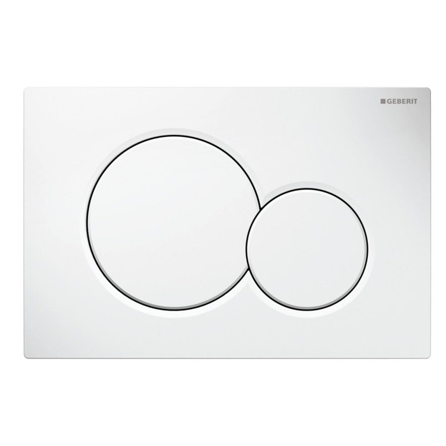 Geberit Sigma01 bedieningsplaat wit productfoto