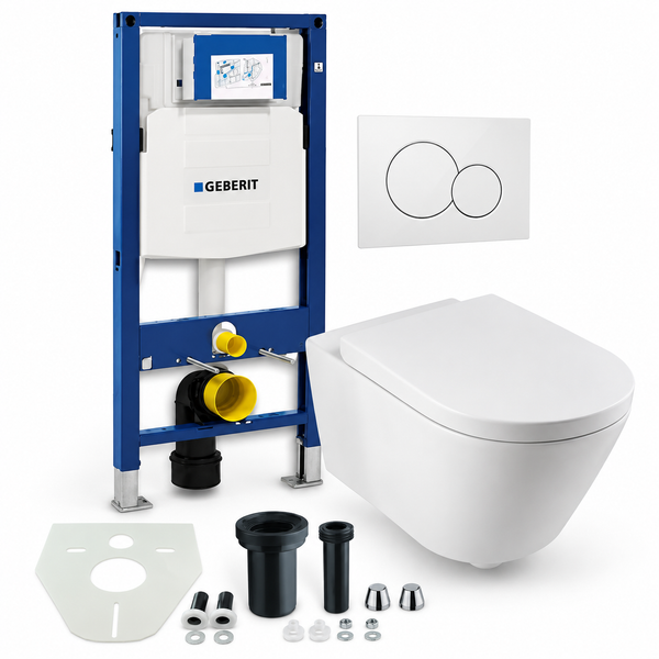 Geberit UP320 Complete Toiletset – Xellanz Metro – Sigma01 Wit – Softclose