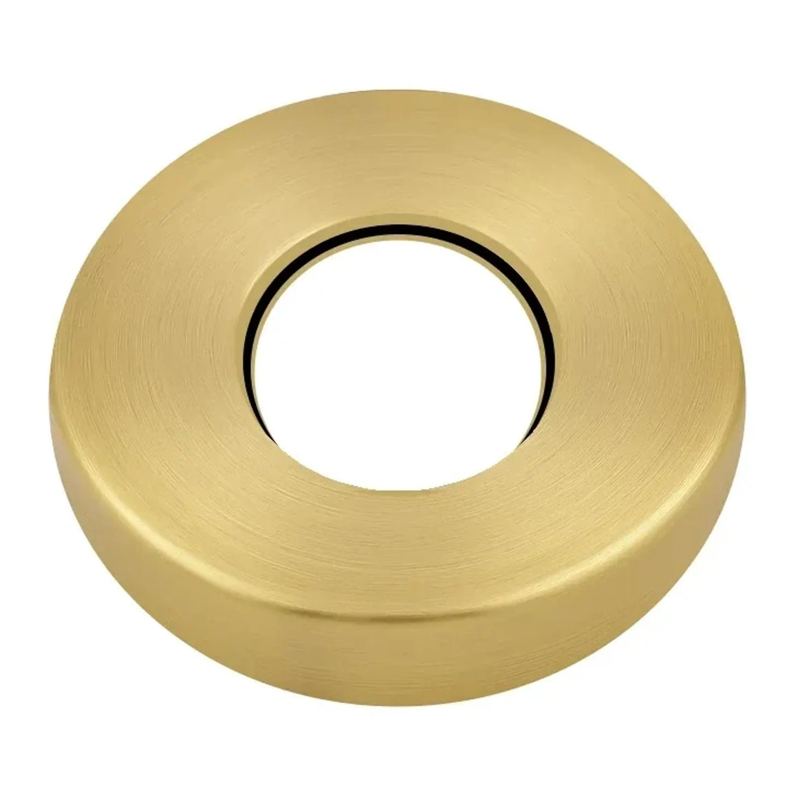 DutchLine Losse Rozet T.B.V Luxe Sifon / Vloerbuis – Geborsteld Messing Goud