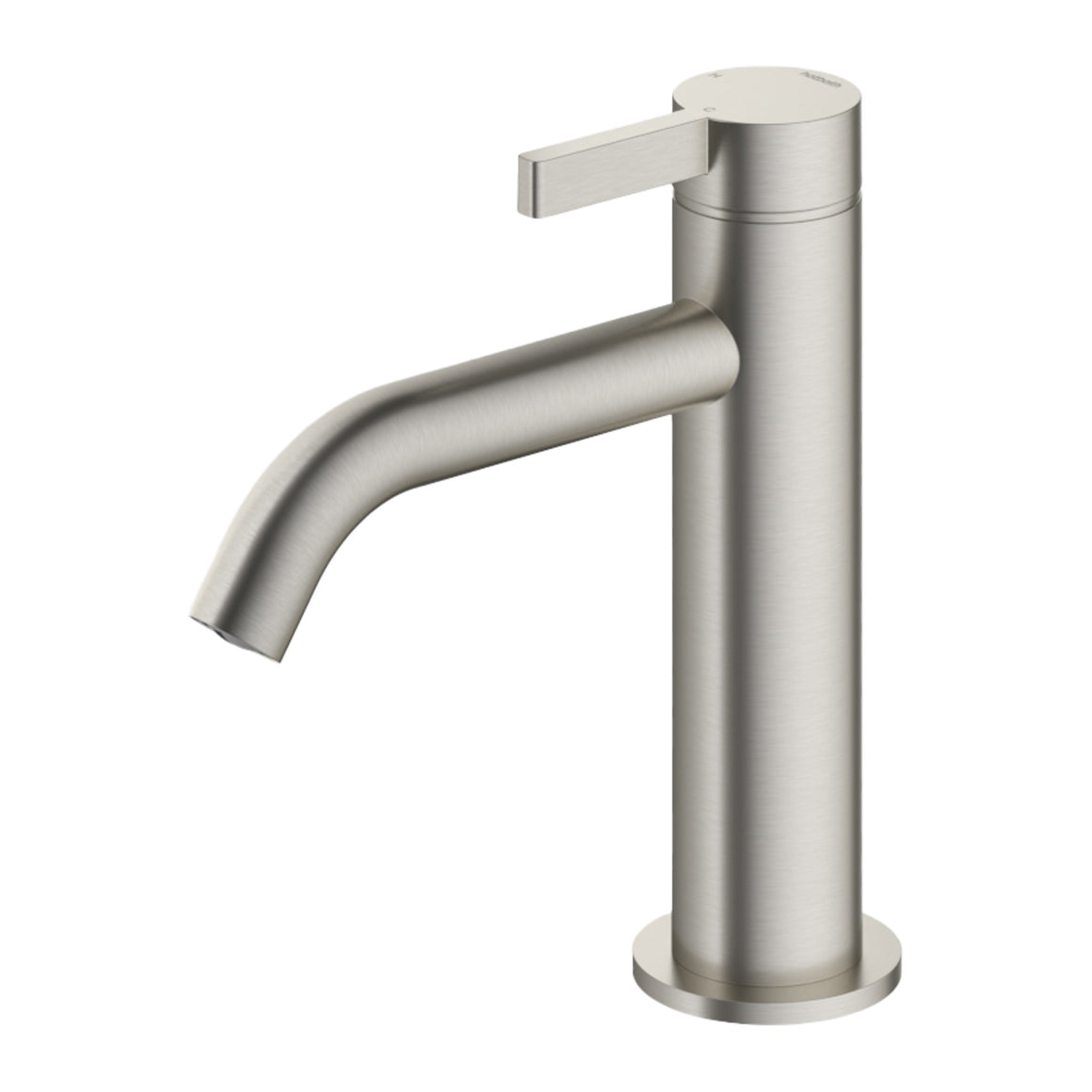 Hotbath Ace AC003 wastafelmengkraan eenhendel Geborsteld nikkel productfoto