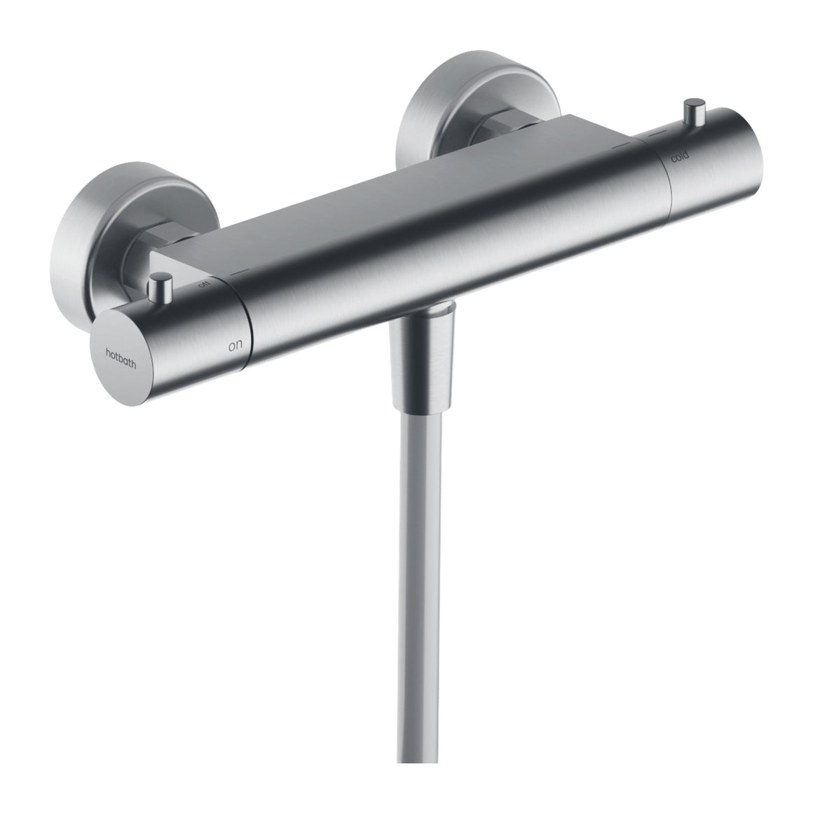 Hotbath Ace AC008 thermostatische douchemengkraan opbouw Chroom productfoto (kleurimpressie)