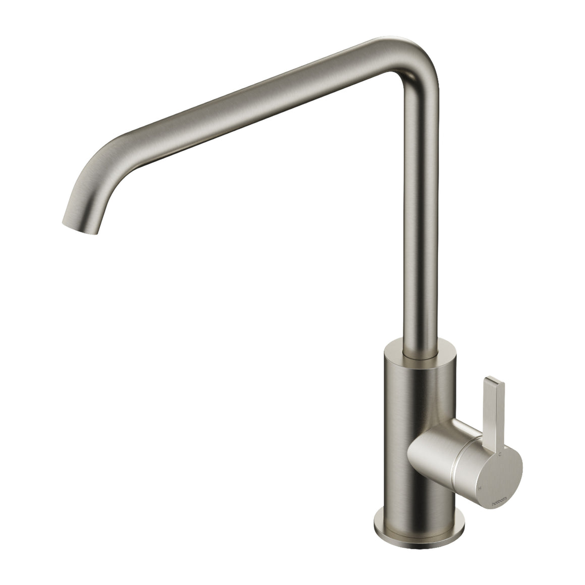 Hotbath Ace AC040 keukenmengkraan met draaibare uitloop Geborsteld nikkel productfoto