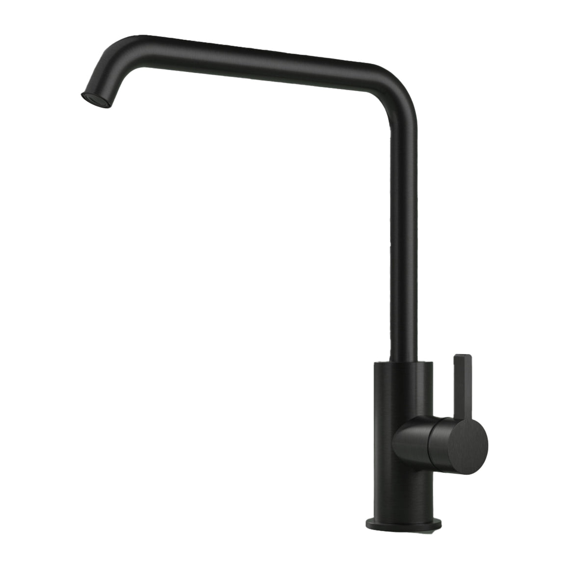 Hotbath Ace AC040 keukenmengkraan met draaibare uitloop Geborsteld zwart PVD productfoto