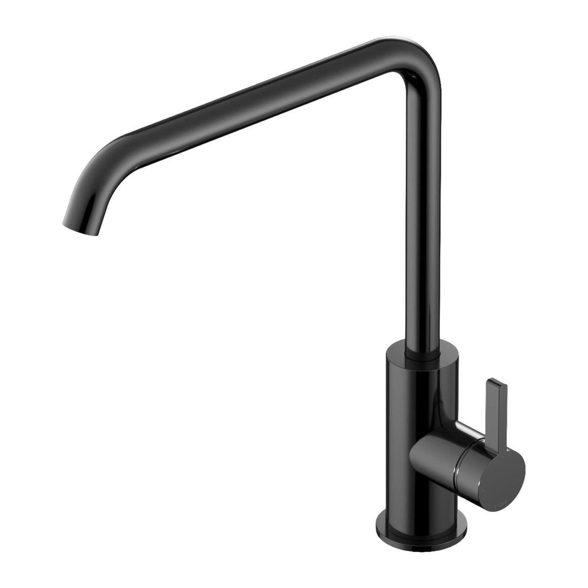 Hotbath Ace AC040 keukenmengkraan met draaibare uitloop Gepolijst zwart PVD productfoto