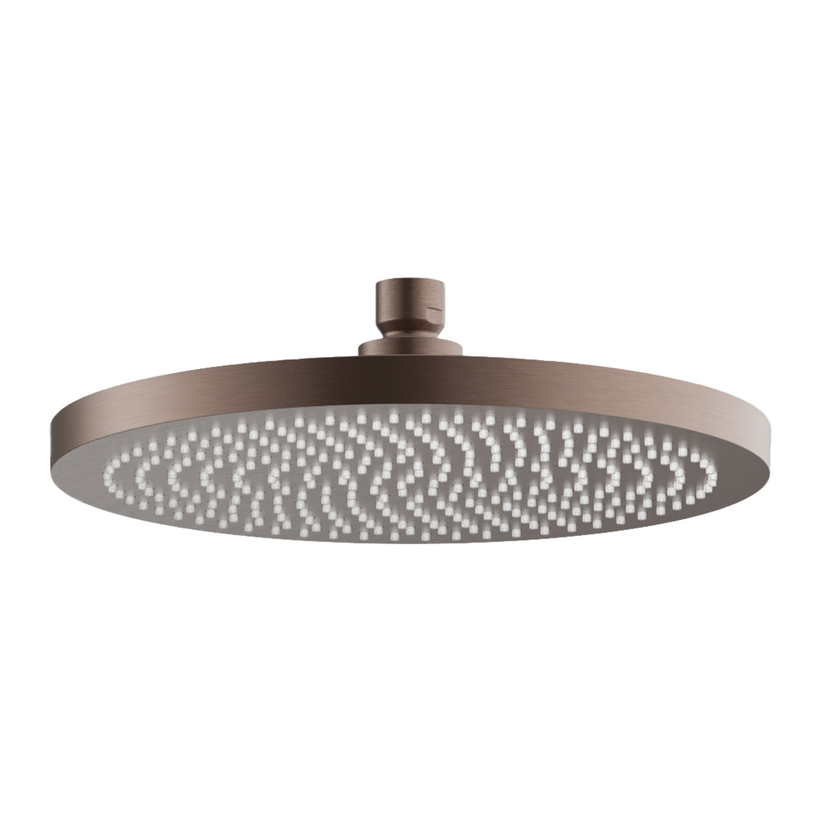 Hotbath Ace AC104 hoofddouche Velvet rond 23 cm Geborsteld koper PVD productfoto